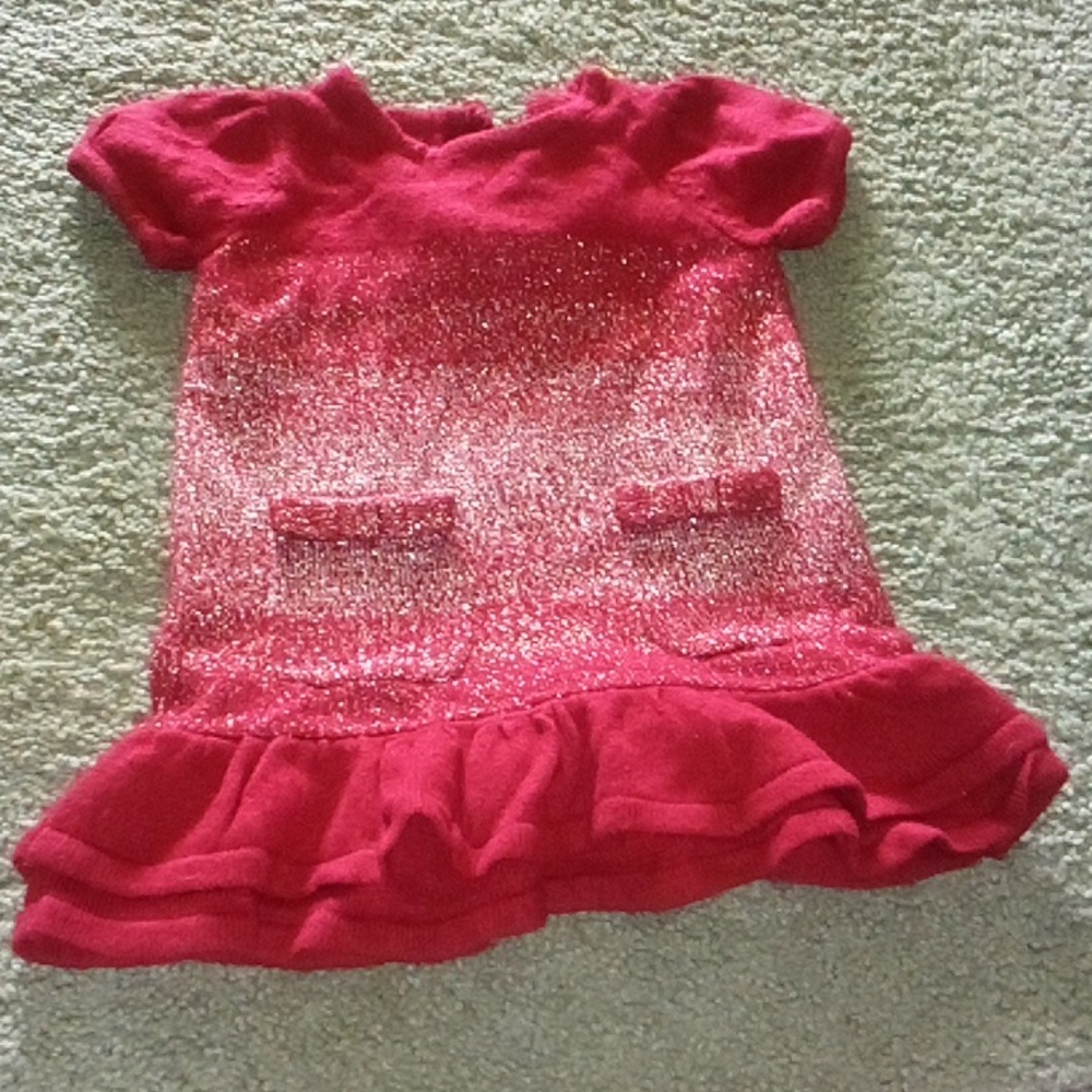 Crazy eight girls toddler red shirt size 6-12m